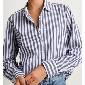 XÍRENA BLUE AND WHITE SHIRT